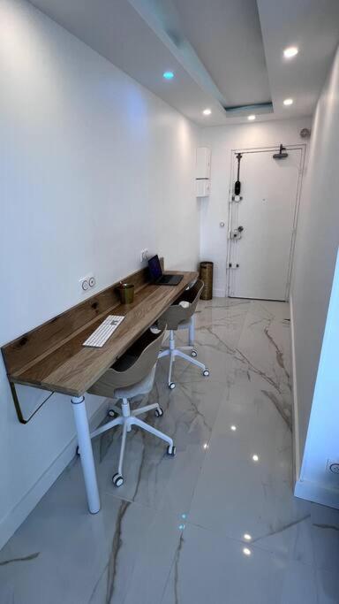 Nice Apartment With Amazing View Of Paris + Parking Exteriör bild