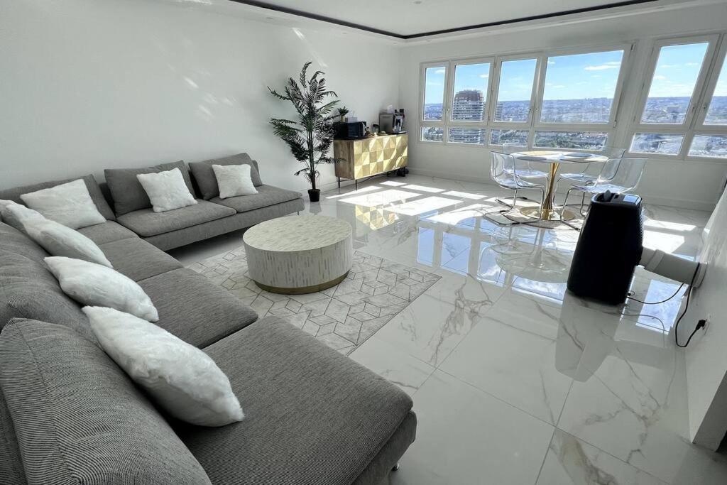 Nice Apartment With Amazing View Of Paris + Parking Exteriör bild