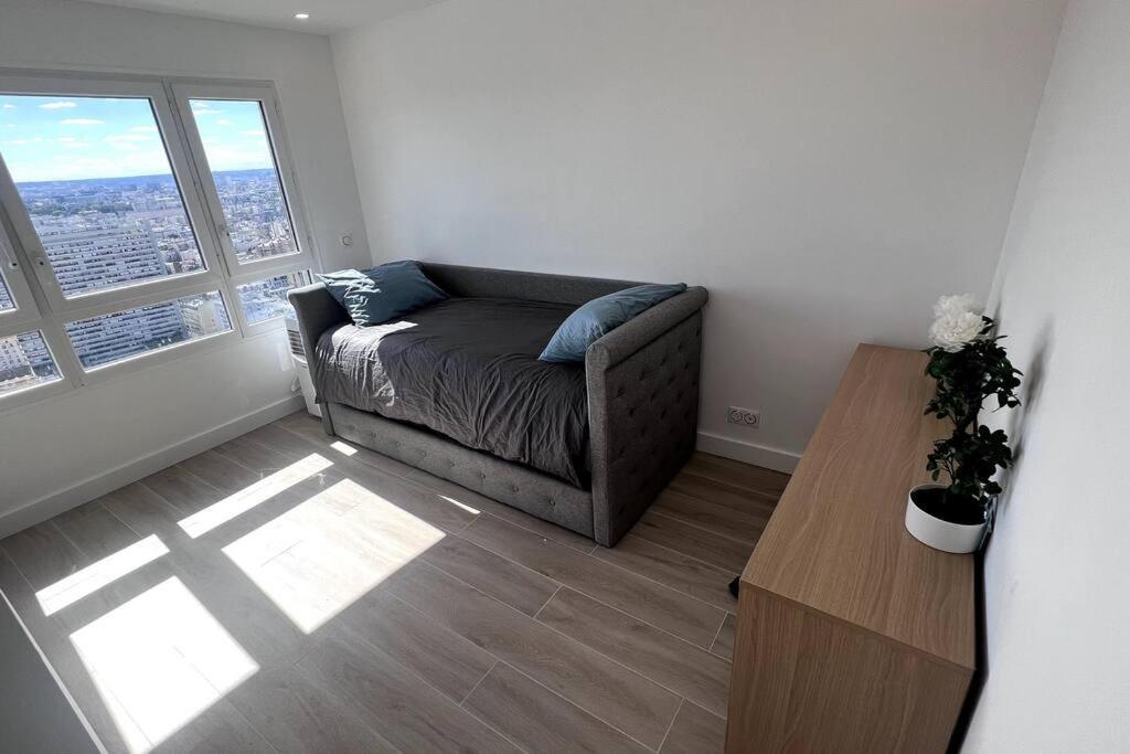 Nice Apartment With Amazing View Of Paris + Parking Exteriör bild