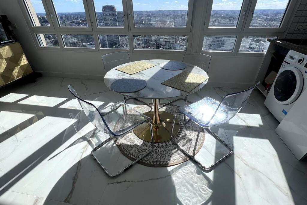 Nice Apartment With Amazing View Of Paris + Parking Exteriör bild