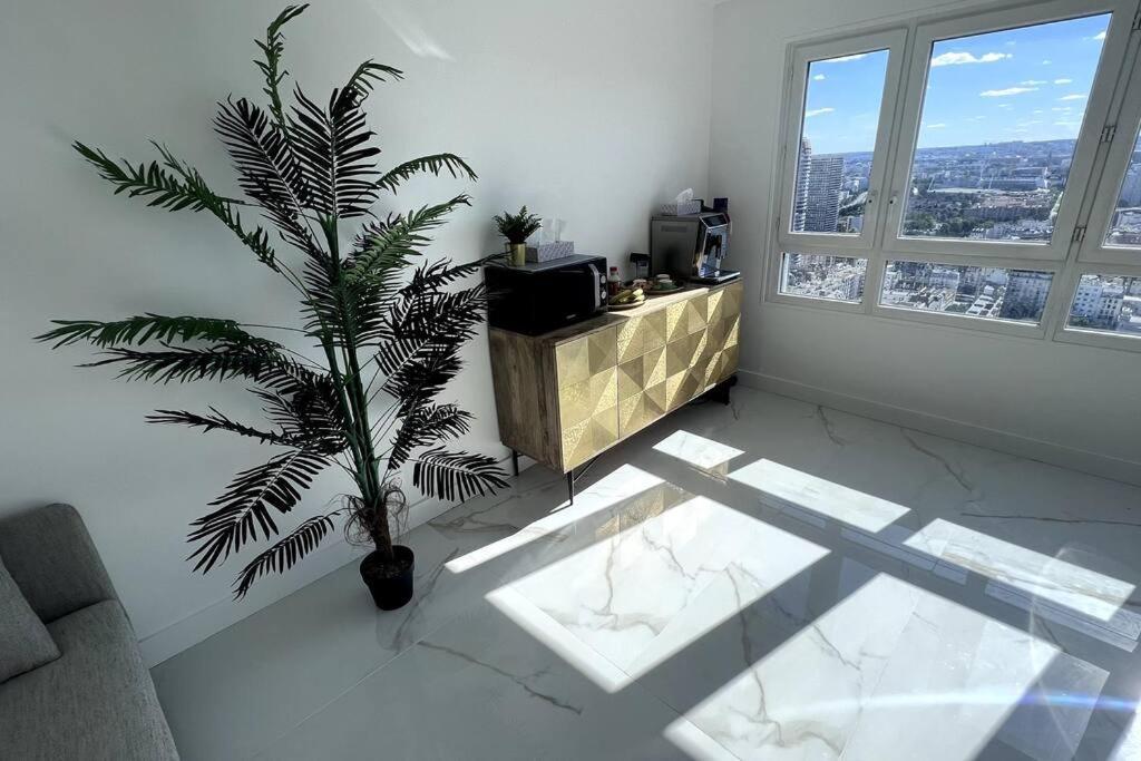Nice Apartment With Amazing View Of Paris + Parking Exteriör bild