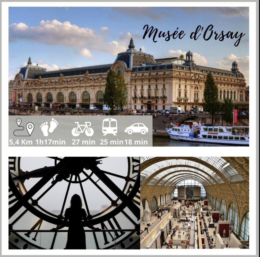 Nice Apartment With Amazing View Of Paris + Parking Exteriör bild